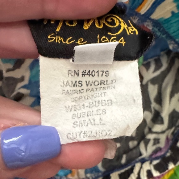 Jams World Vintage Multicolor Floral Mini Skirt - Picture 8 of 9